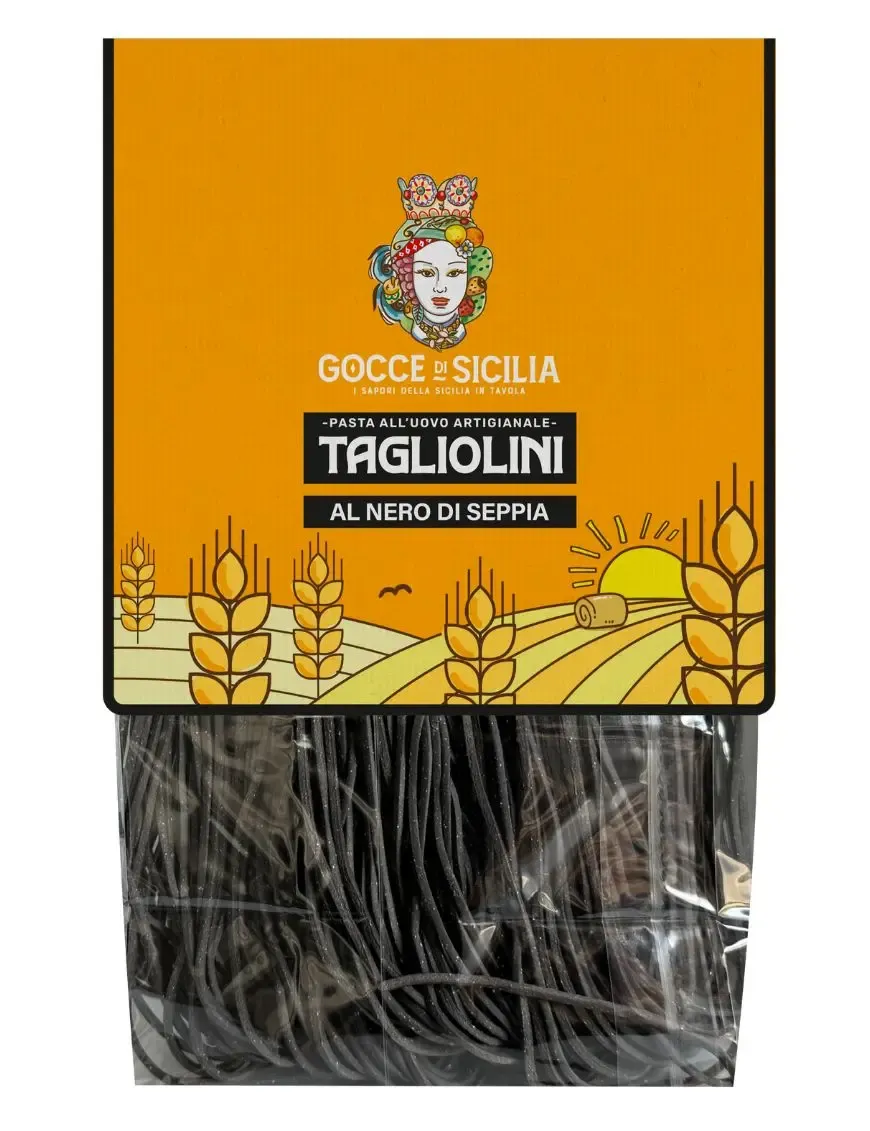 Spaghetti alla chitarra al Nero di Seppia