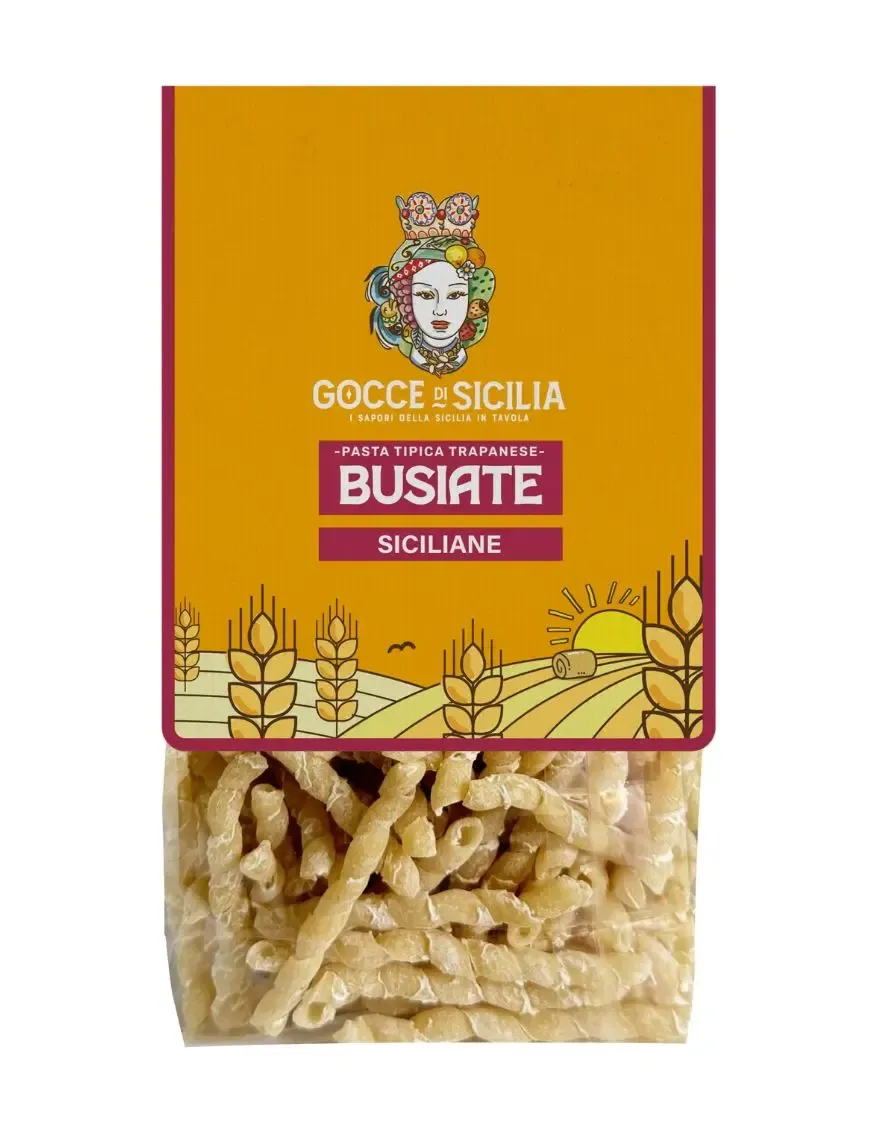 Busiate Trapanesi in confezione da 250 grammi