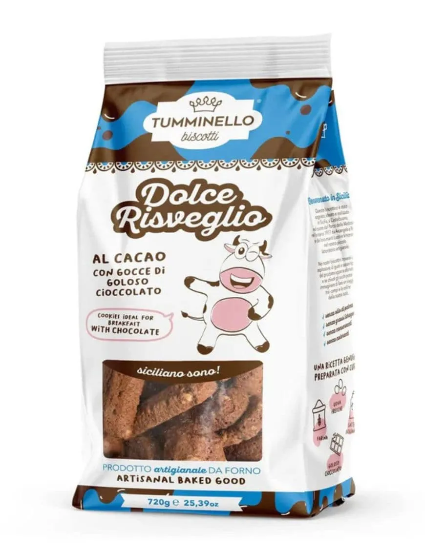 Dolce Risveglio al Cacao by Tumminello - Artisan Cocoa Biscuits Dolce Risveglio al Cacao by Tumminello - Artisan Cocoa Biscuits