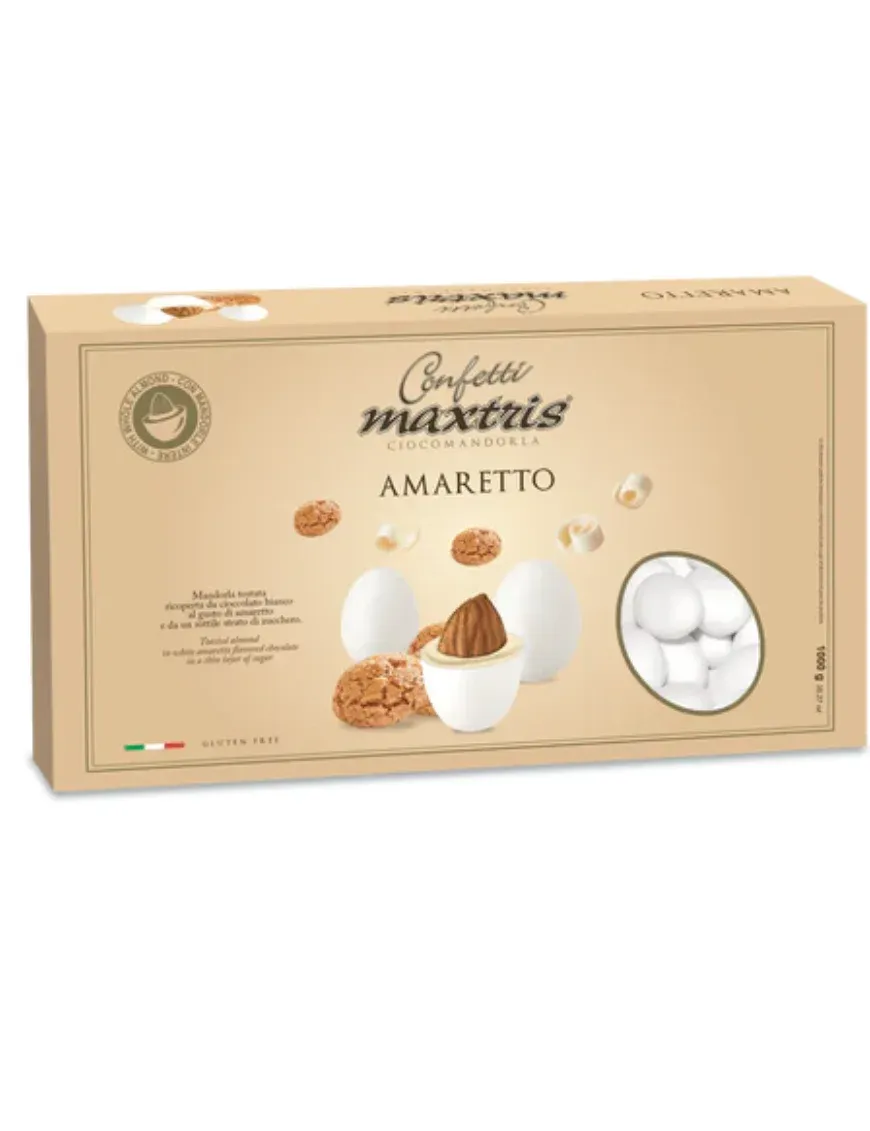 Maxtris Confetti flavored with Amaretto - 1 Kg Maxtris Confetti flavored with Amaretto - 1 Kg