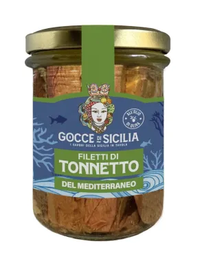 Fillets of Mediterranean Tuna in olive oil 200 g