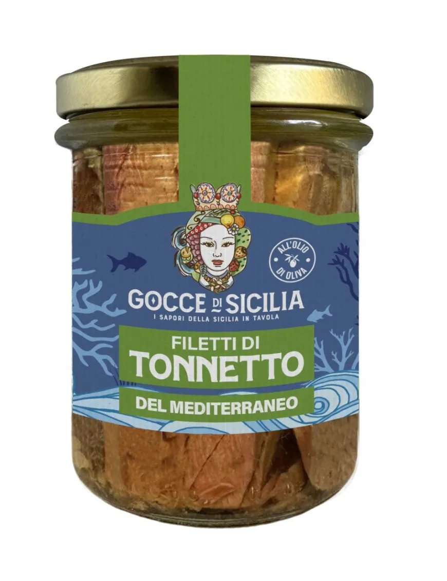 Fillets of Mediterranean Tuna in olive oil 200 g Fillets of Mediterranean Tuna in olive oil 200 g