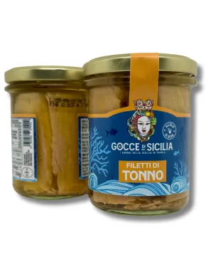 Tuna Fillets in Olive Oil Gocce di Sicilia