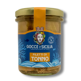 Tuna Fillets in Olive Oil Gocce di Sicilia