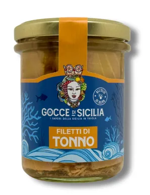 Tuna Fillets in Olive Oil Gocce di Sicilia