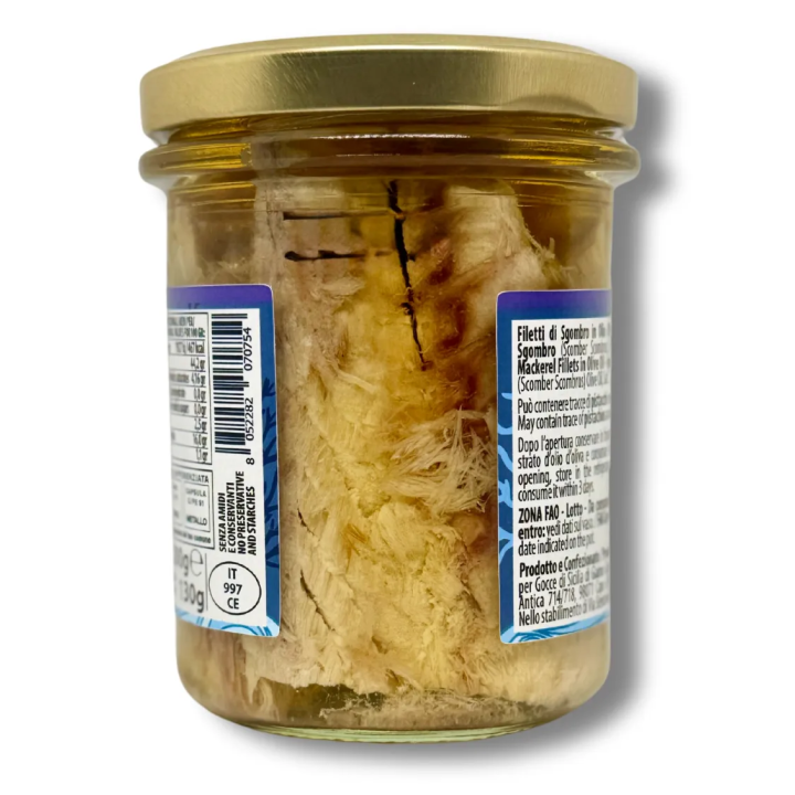Mackerel Fillets in Olive Oil
