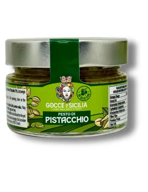 Pesto di pistacchio di alta qualità in vaso da 90 grammi