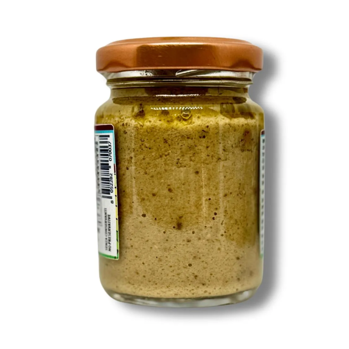 Eggplant pate spread on bread or bruschetta.