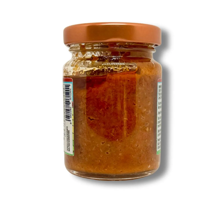 Pesto capuliato di pomodori secchi, capperi, origano - 90 grammi