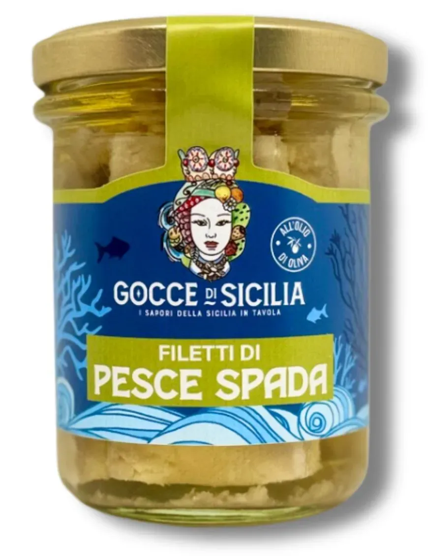 Vendita on-line filetti di pesce spada in olio di oliva - 200 grammi