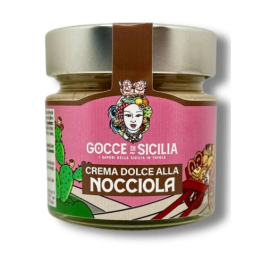 Cream with hazelnut spreadable in jar of 200 grams
