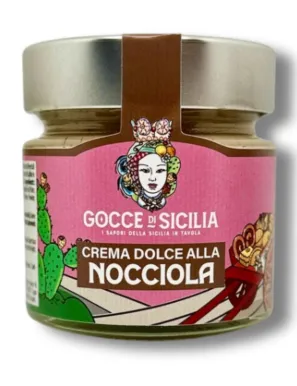 Cream with hazelnut spreadable in jar of 190 grams