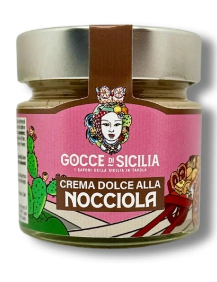Crema dolce spalmabile alla Nocciola in vasetto da 190 grammi