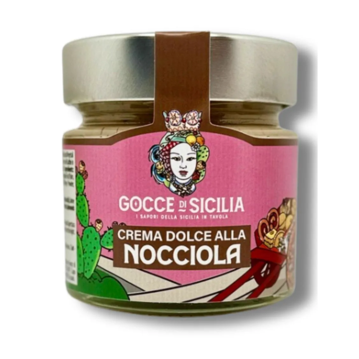 Crema dolce spalmabile alla Nocciola in vasetto da 190 grammi