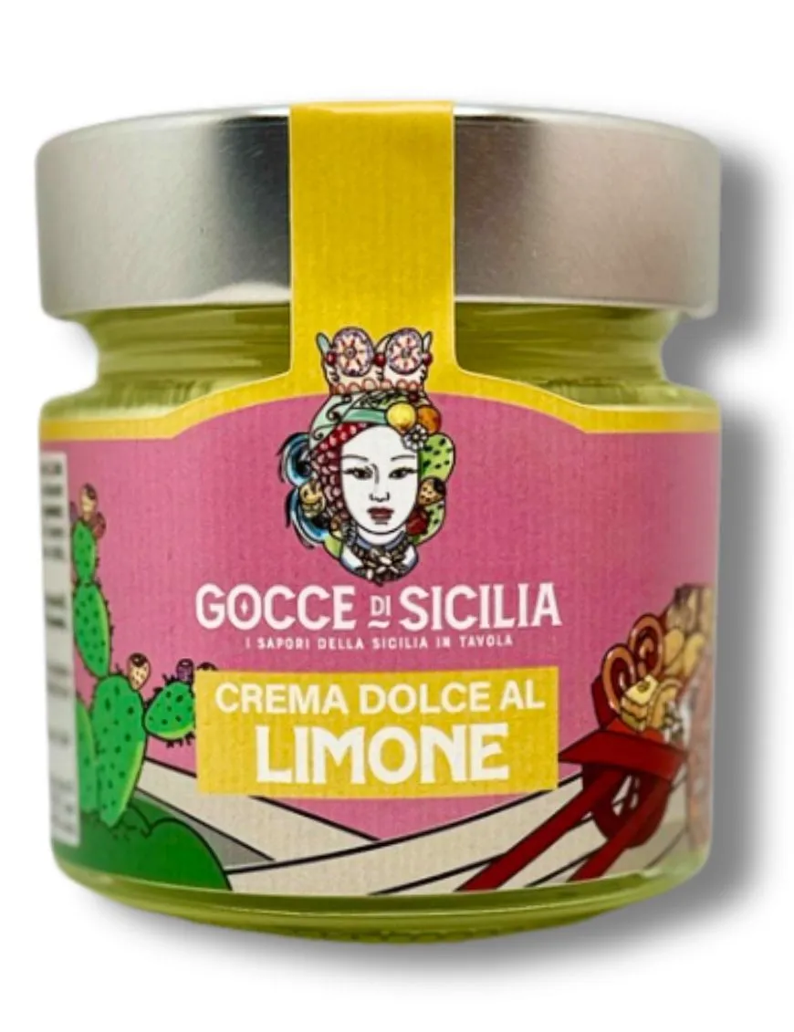 Crema al limone spalmabile Gocce di Sicilia