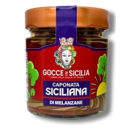 Sicilian eggplant caponata Gocce di Sicilia