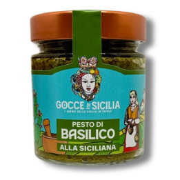 Pesto pronto di Basilico alla Siciliana - Vasetto da 190 grammi