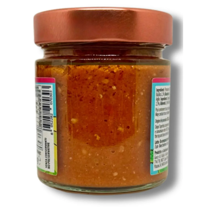 Pesto alla trapanese originale. Condimento per pasta