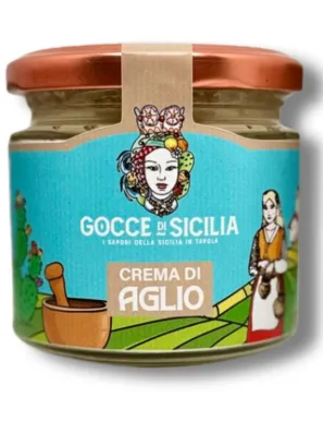 Spreadable garlic cream - 190g jar