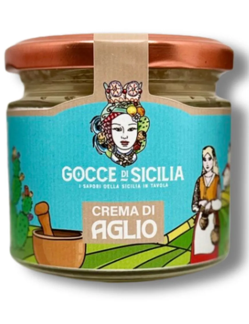 Crema spalmabile di aglio - vasetto da 190g