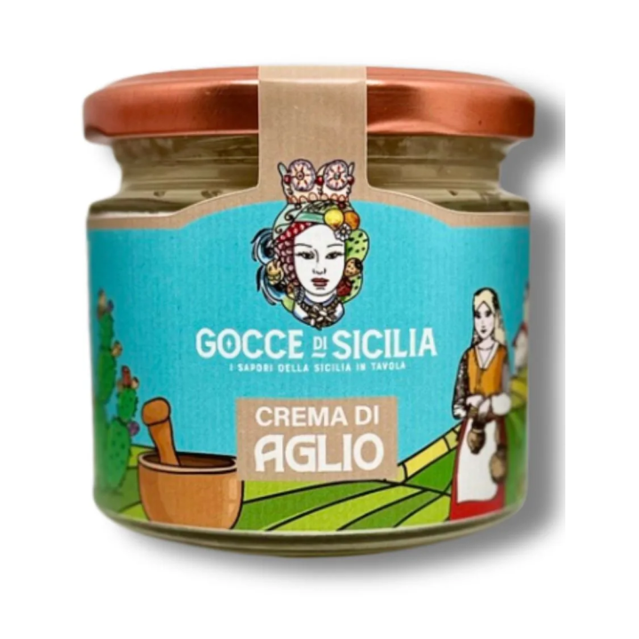 Spreadable garlic cream - 190g jar