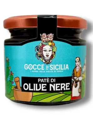 Black olive pate - 190g jar