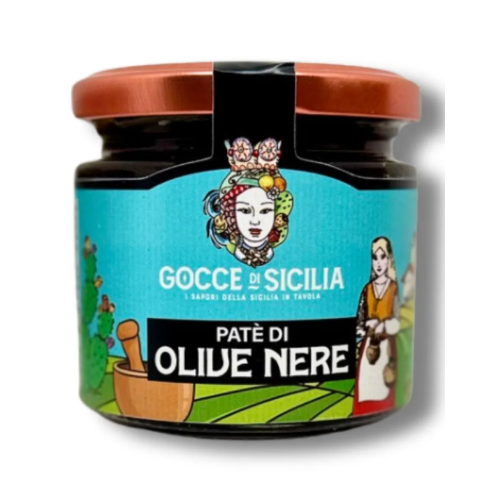 Black olive pate - 190g jar