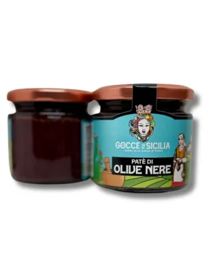 Patè di olive nere - vasetto da 190g