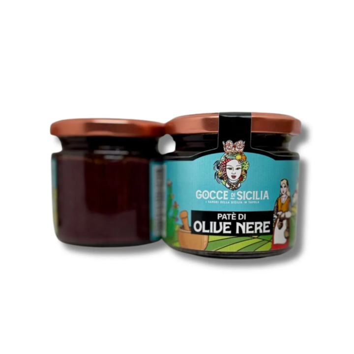 Patè di olive nere - vasetto da 190g