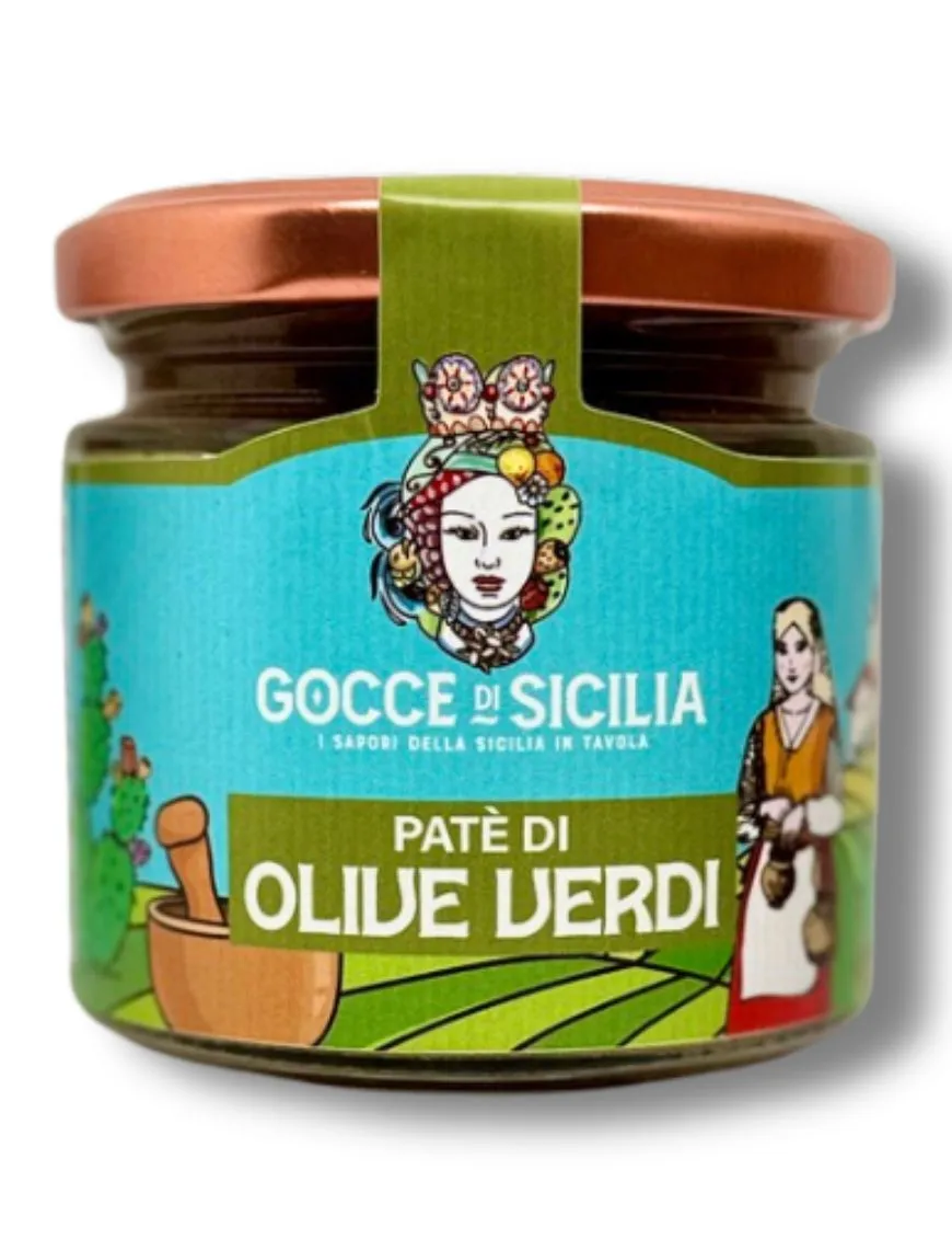 Patè di Olive verdi Nocellara Etnea - vasetto da 190g