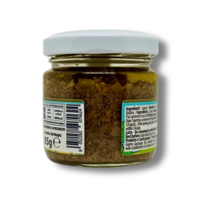Pesto di capperi e mandorle, vasetto da 85 grammi in vendita online