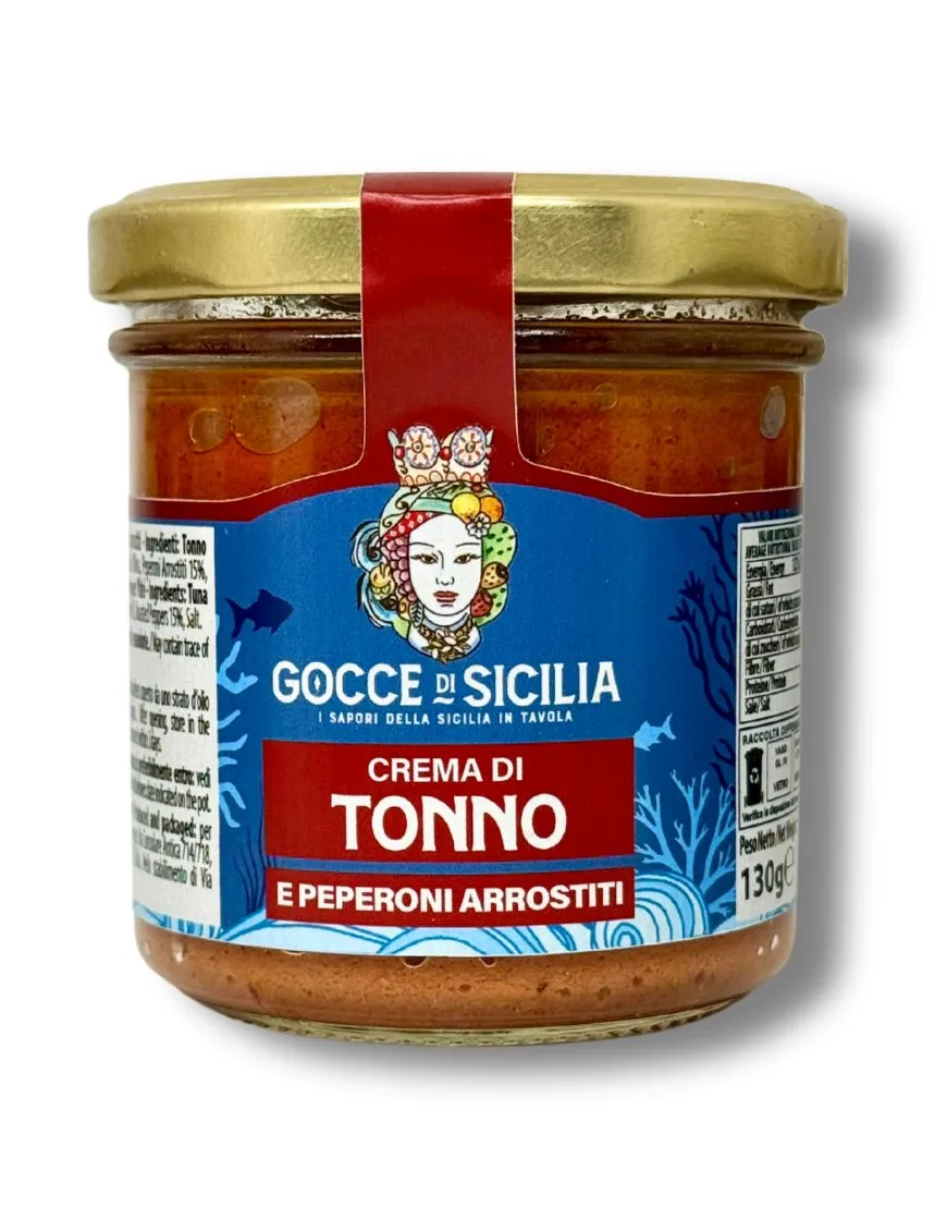 Crema di Tonno con peperoni da spalmare - Prodotto artigianale