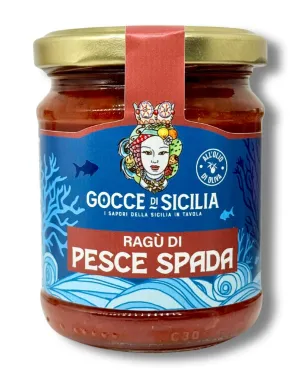 Ragù di pesce spada pronto per la pasta