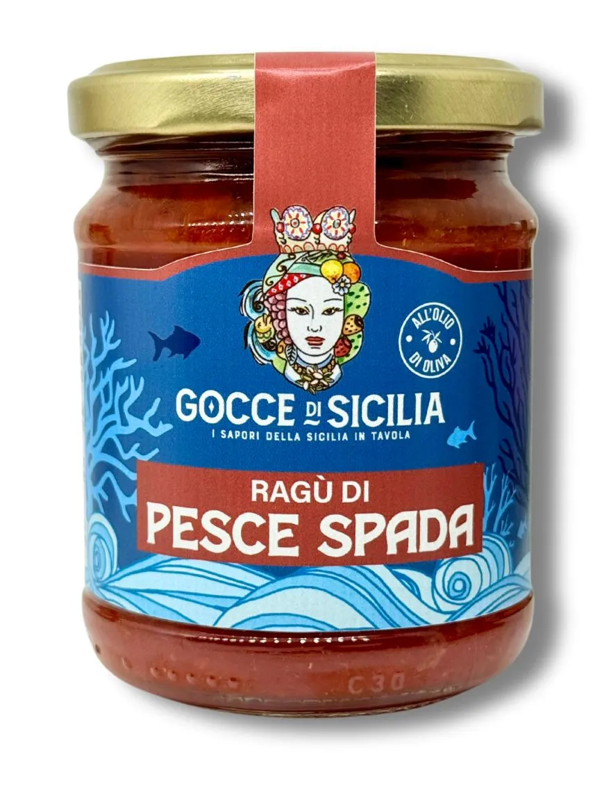 Ragù di pesce spada pronto per la pasta