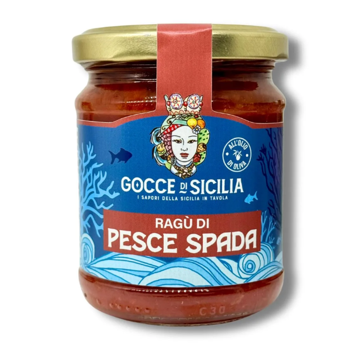 Ragù di pesce spada pronto per la pasta