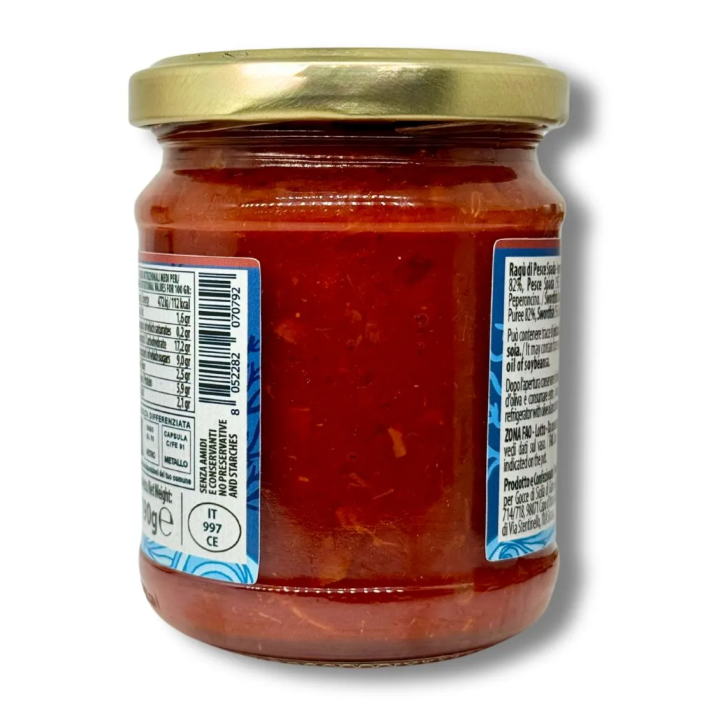 Ragù di pesce spada pronto per la pasta