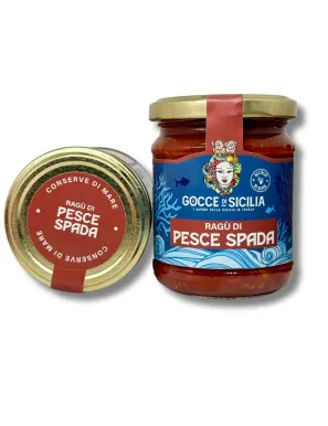 Ragù di pesce spada pronto per la pasta