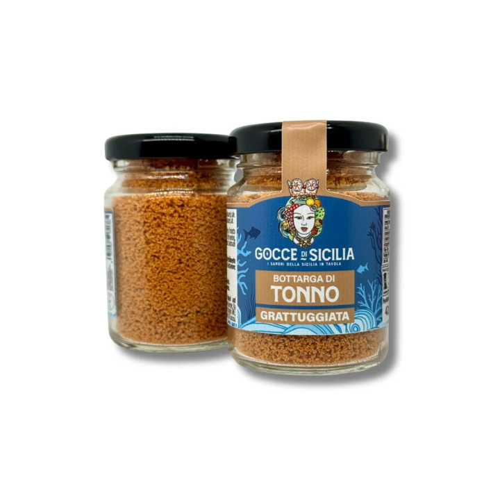 Grated bottarga of tuna