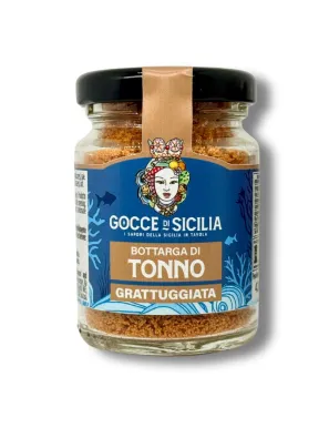 Vasetto di Bottarga di Tonno grattugiata prodotta in Sicilia