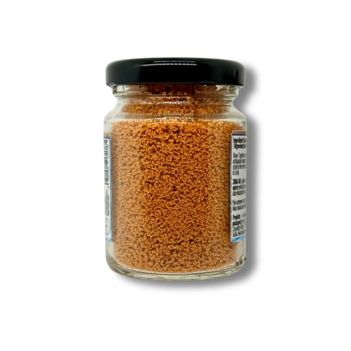 Vasetto di Bottarga di Tonno grattugiata prodotta in Sicilia