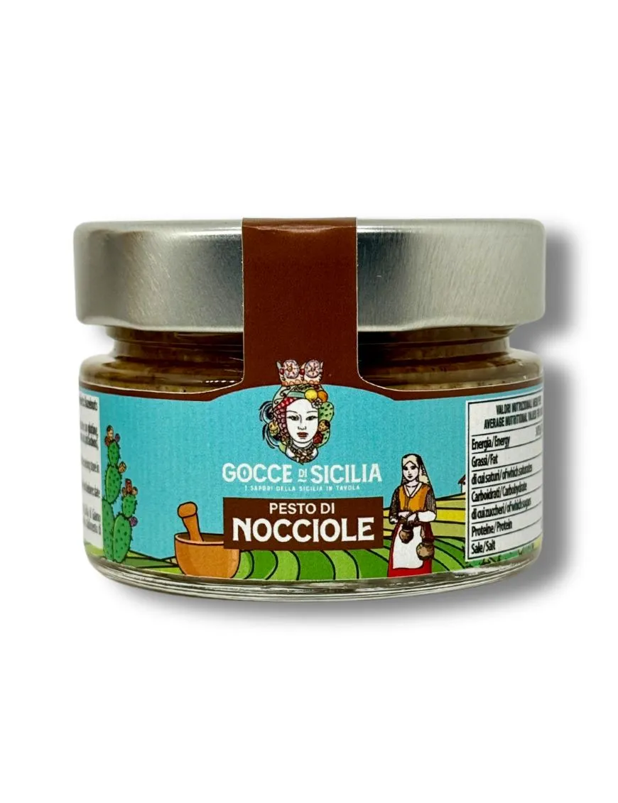 Pesto di nocciole per condire primi piatti e secondi corposi