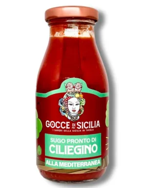 Ready to use Mediterranean Cherry Tomato Sauce.