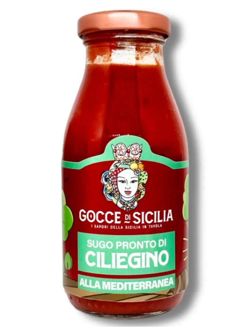 Ready to use Mediterranean Cherry Tomato Sauce.