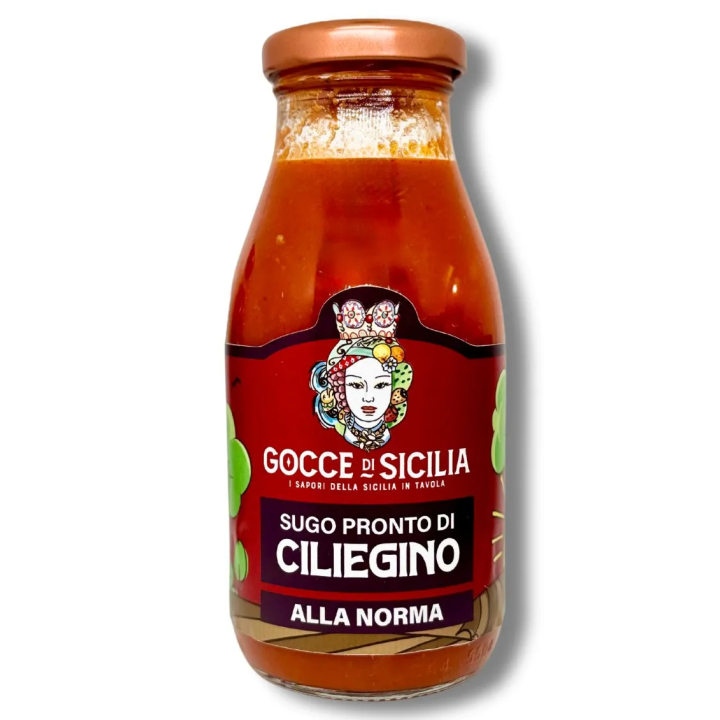 Salsa pronta di Pomodoro Ciliegino alla Norma - 250 grammi