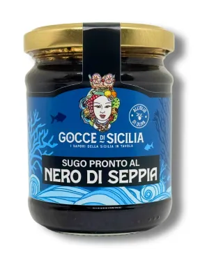 Sugo al Nero di Seppia pronto per la pasta