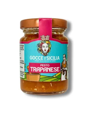 Pesto alla trapanese originale - Gocce di Sicilia 90 grammi