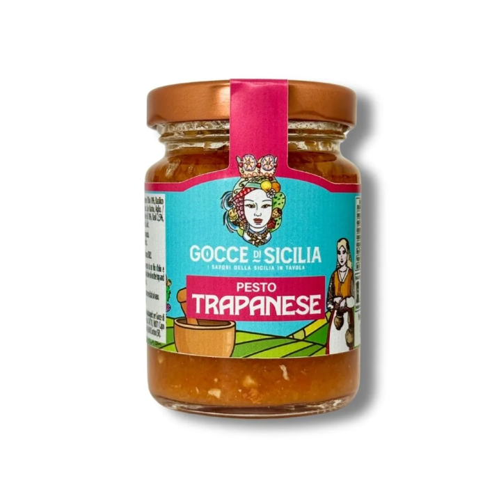 Pesto alla trapanese originale - Gocce di Sicilia 90 grammi