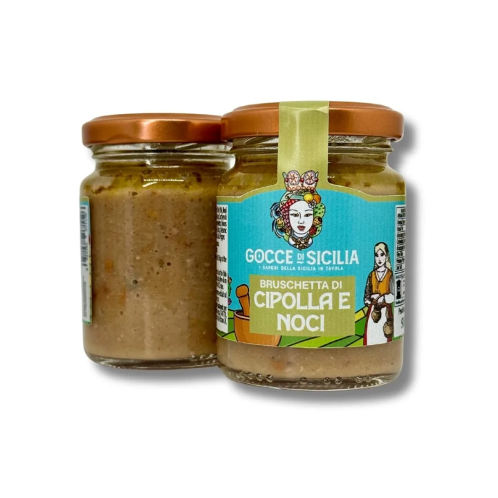 Onion and walnut cream with balsamic vinegar of Modena
