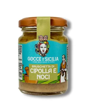 Onion and walnut cream with balsamic vinegar of Modena
