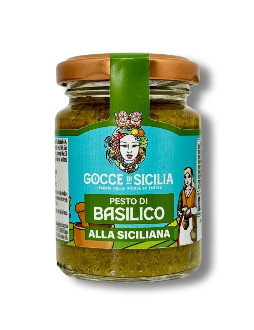 Pesto per primi piatti al basilico fresco - 90 grammi